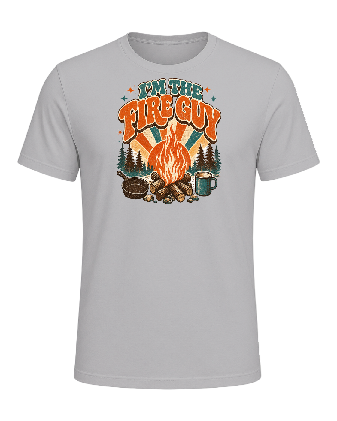 I'M THE FIRE GUY — Athletic Heather