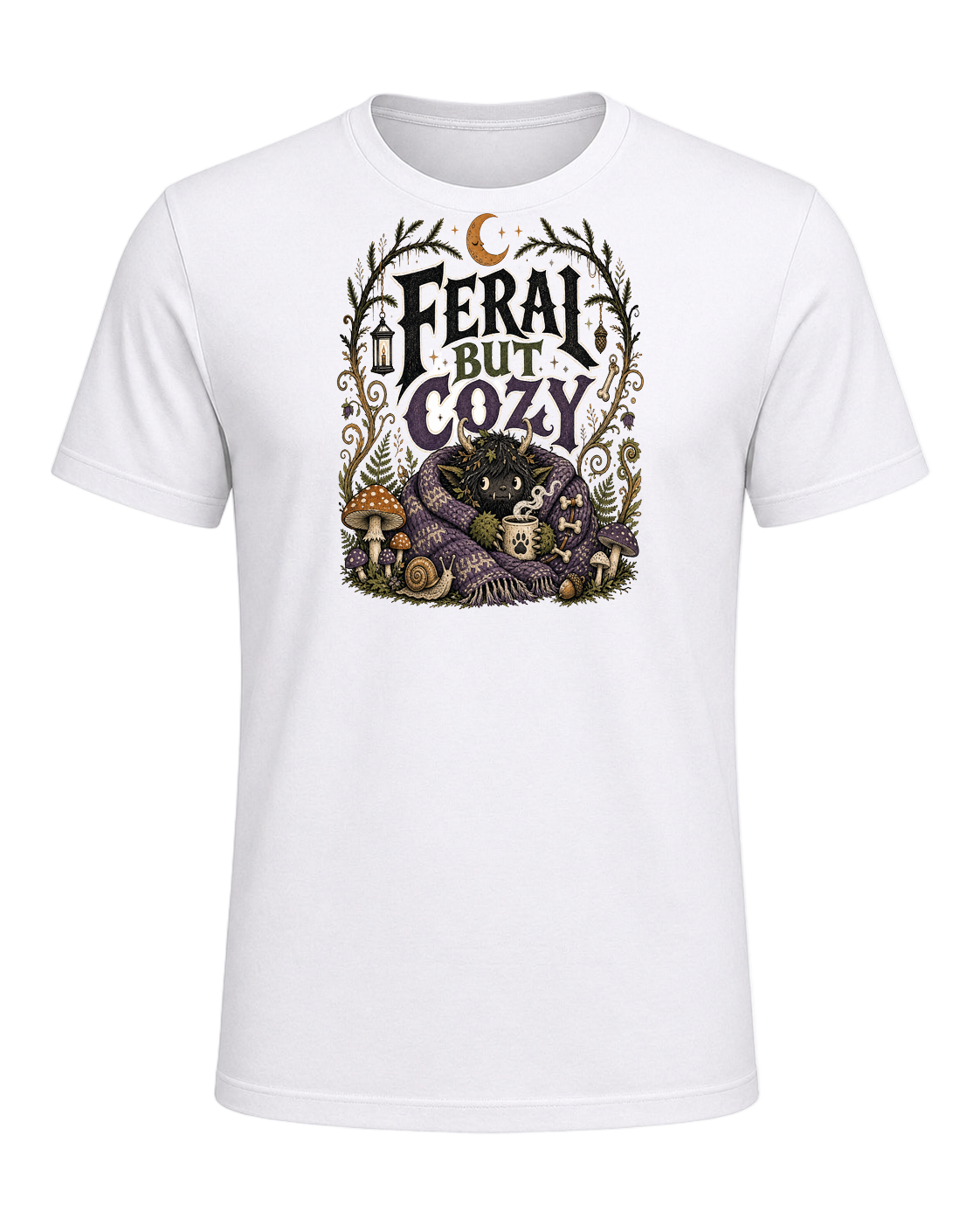 FERAL BUT COZY — White