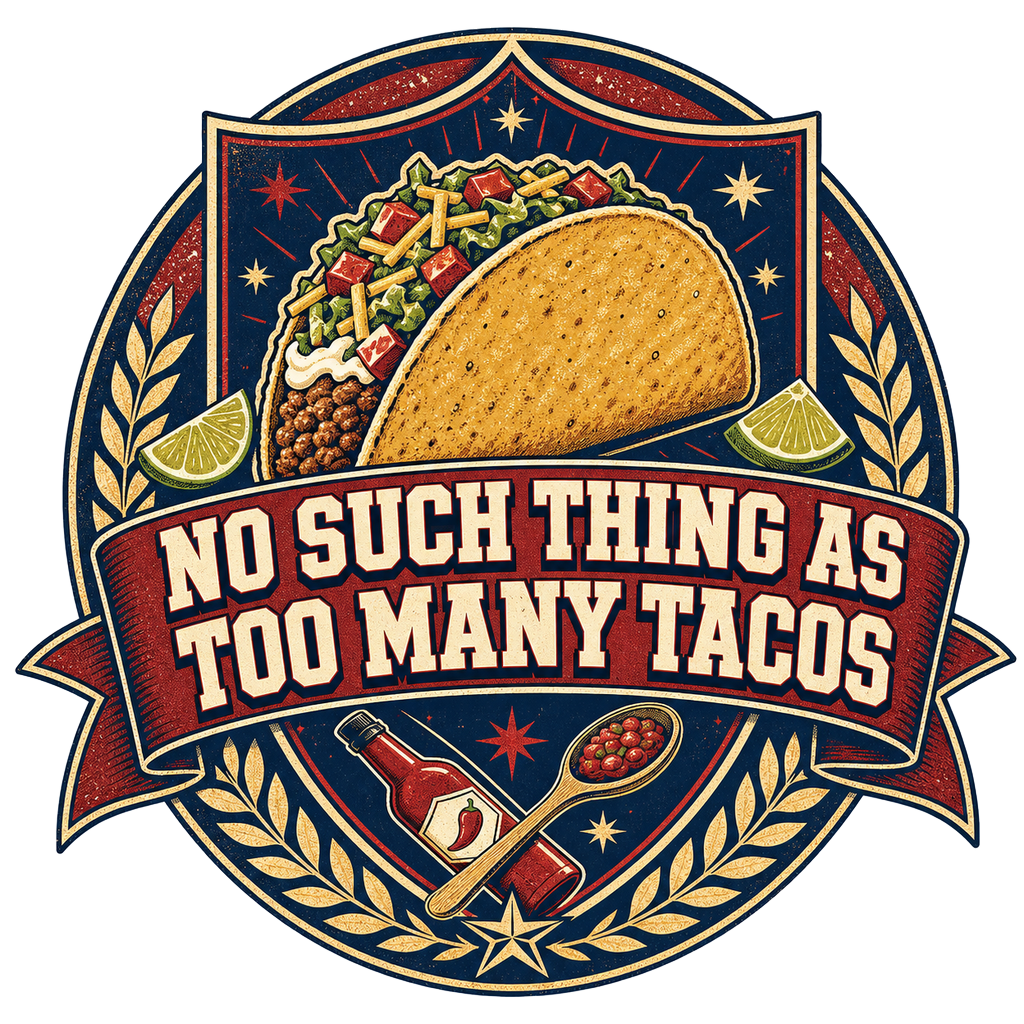 NO SUCH THING AS TOO MANY TACOS