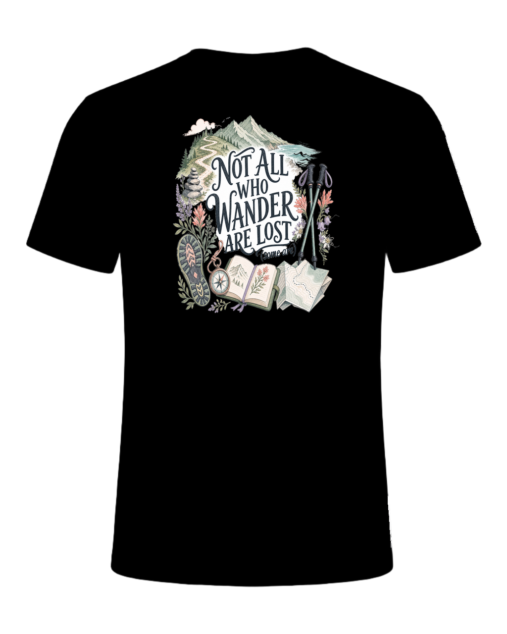 NOT ALL WHO WANDER ARE LOST (some are) — Black