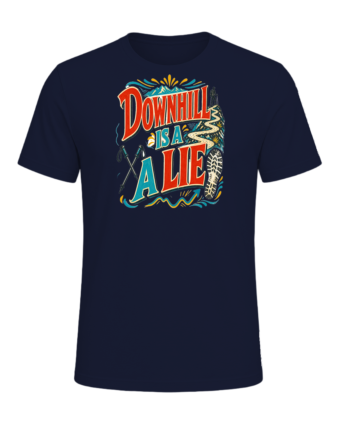 DOWNHILL IS A LIE — Navy