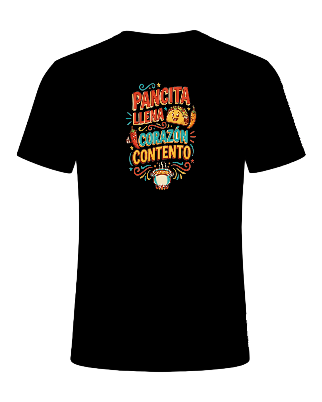 PANCITA LLENA CORAZÓN CONTENTO — Black