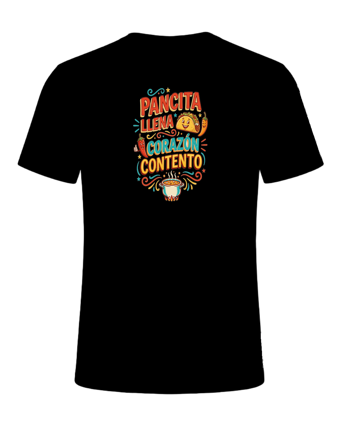 PANCITA LLENA CORAZÓN CONTENTO — Black