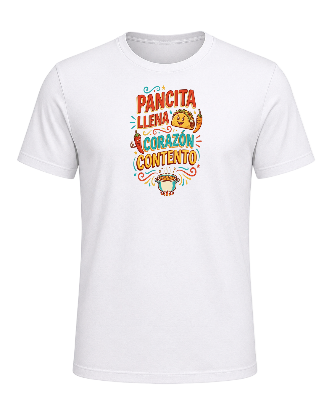 PANCITA LLENA CORAZÓN CONTENTO — White