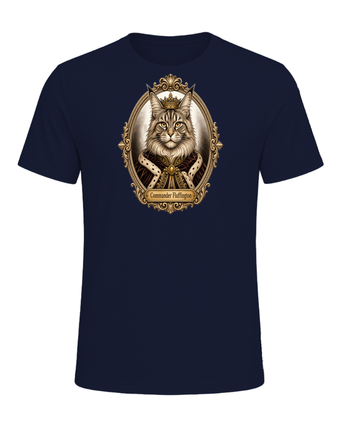 Maine Coon Royalty — Navy