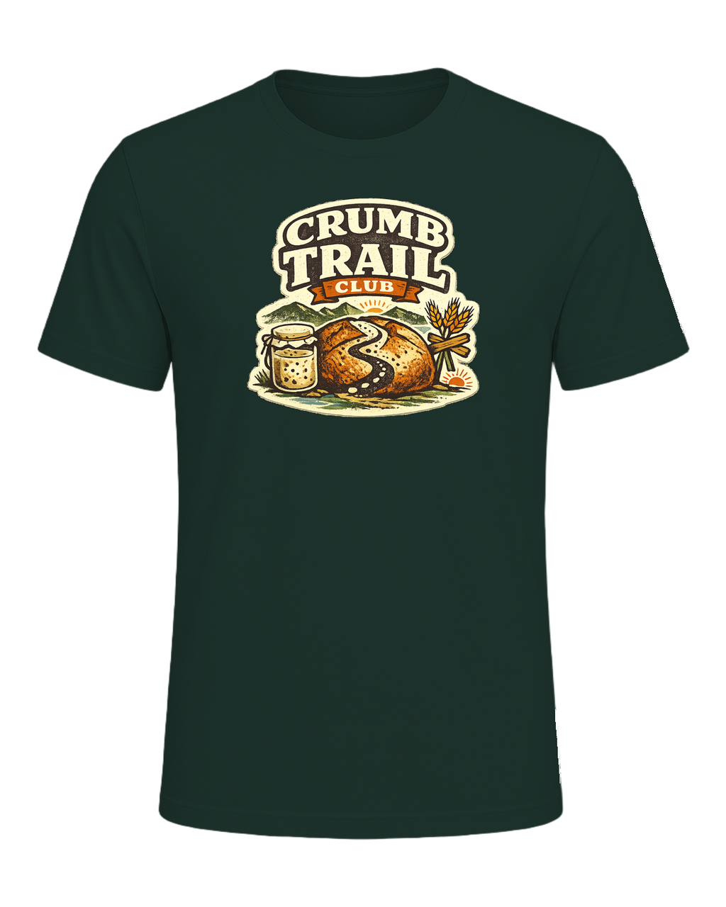 Crumb Trail Club Tee — Forest