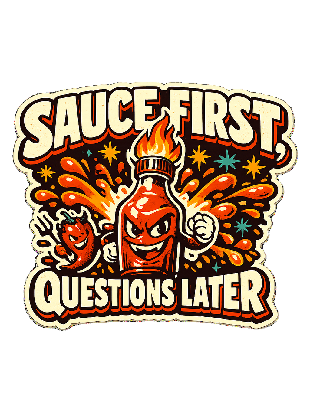 Sauce First, Questions Later Tee