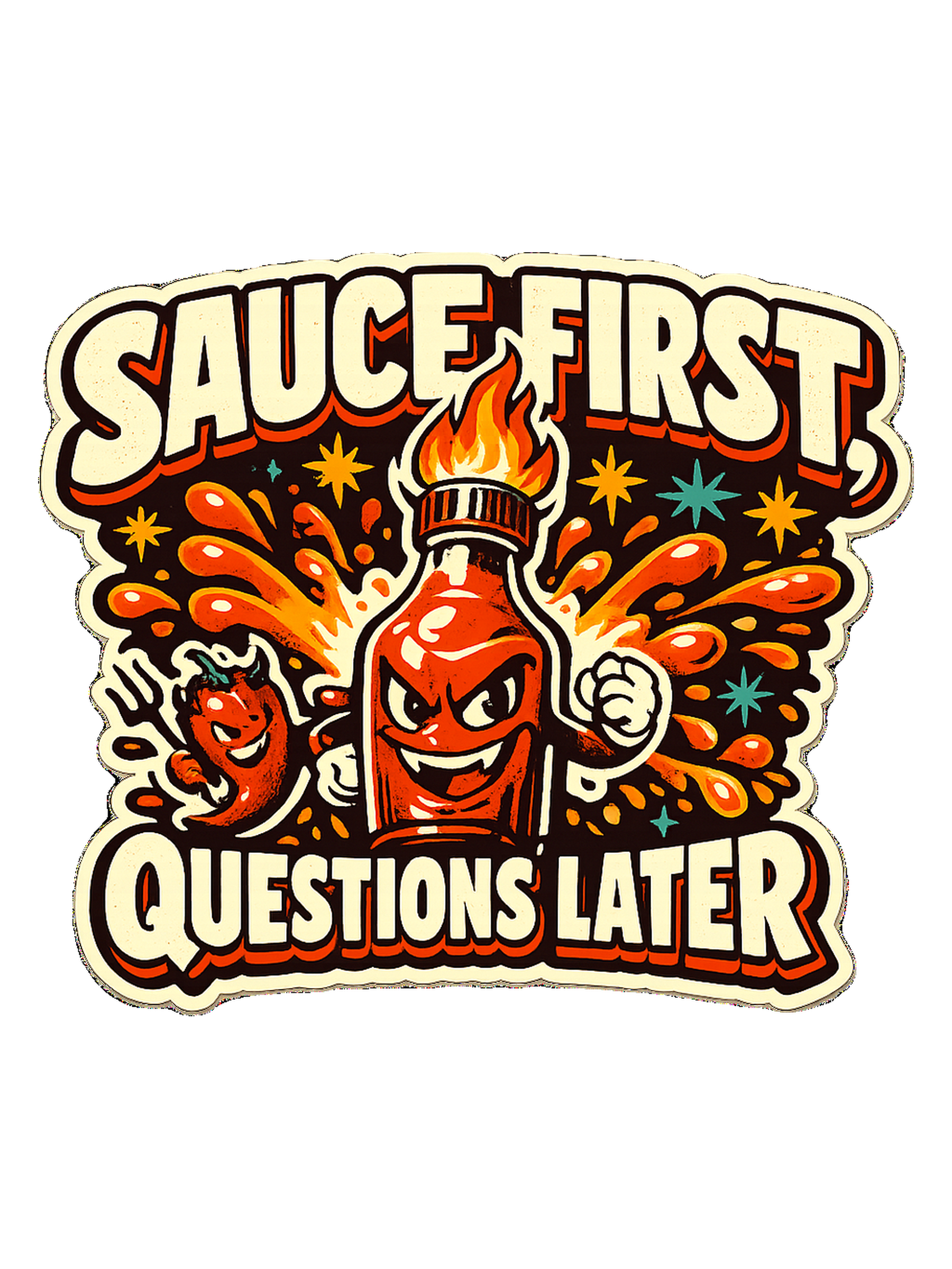 Sauce First, Questions Later Tee