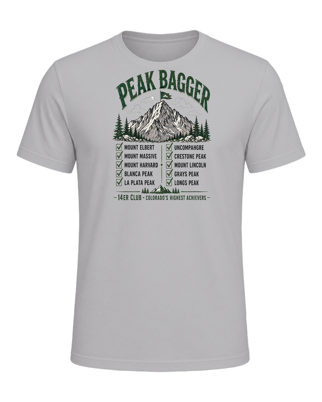 Peak Bagger — Athletic Heather