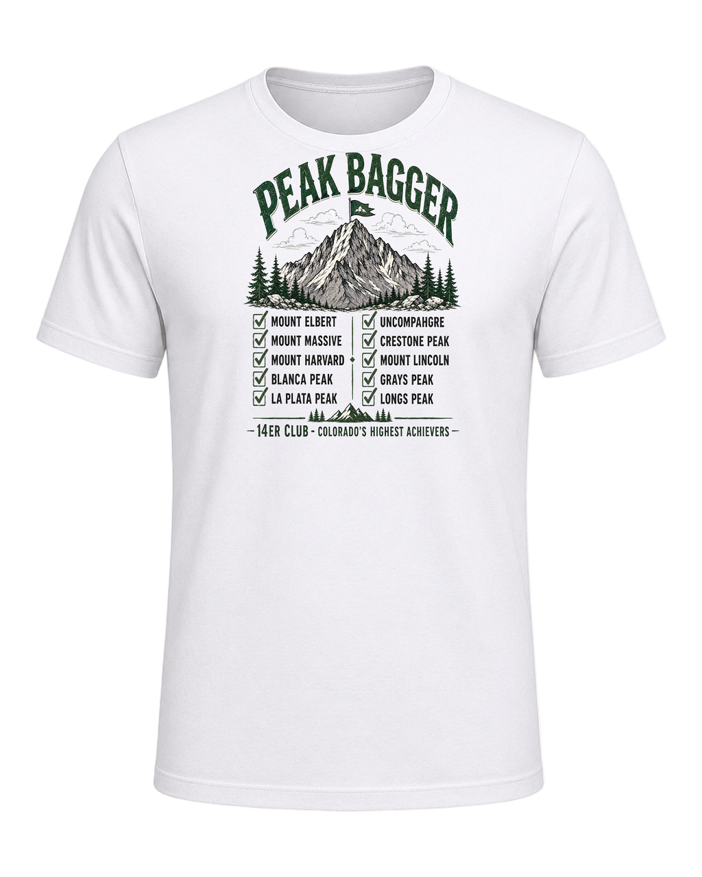 Peak Bagger — White