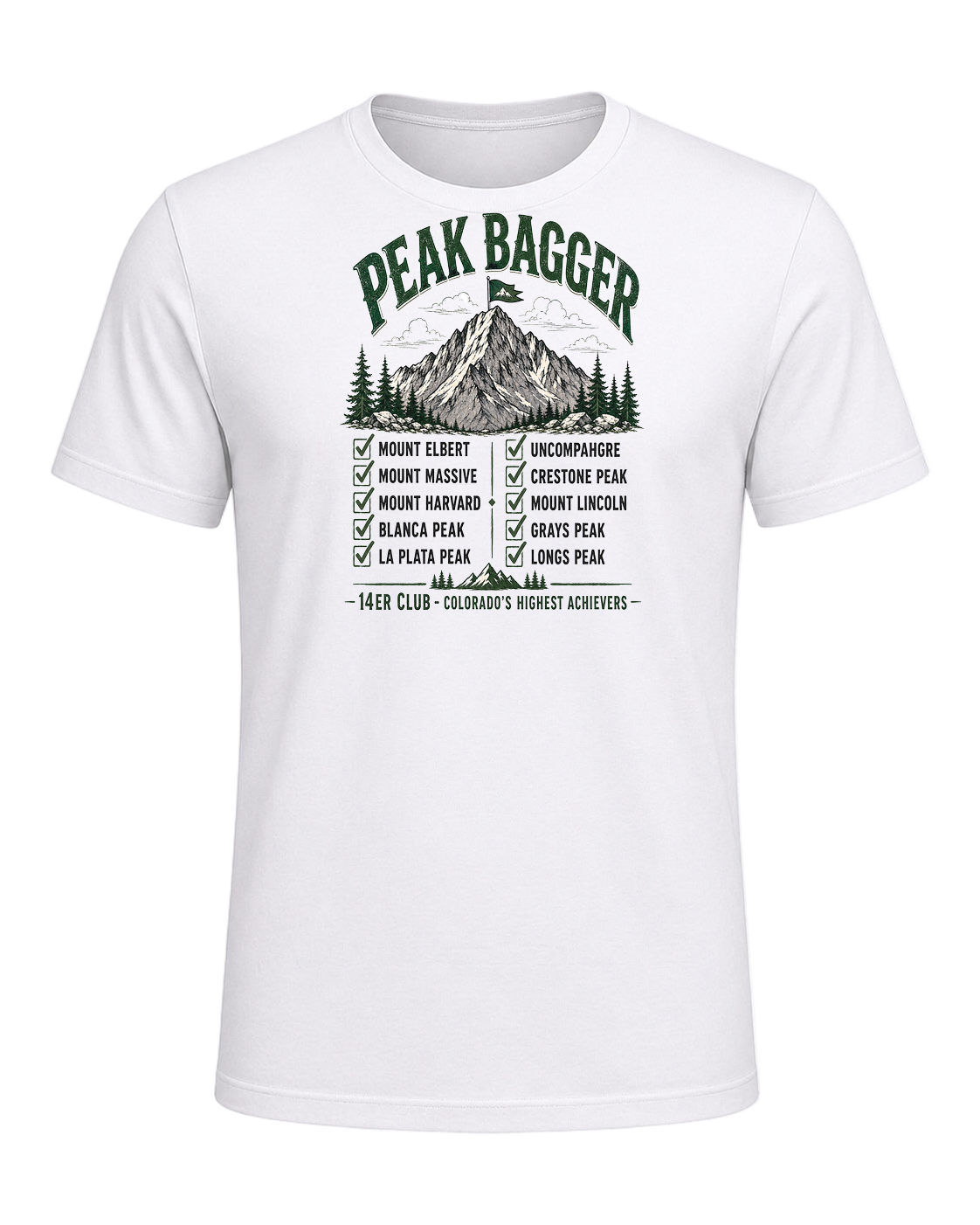 Peak Bagger — White