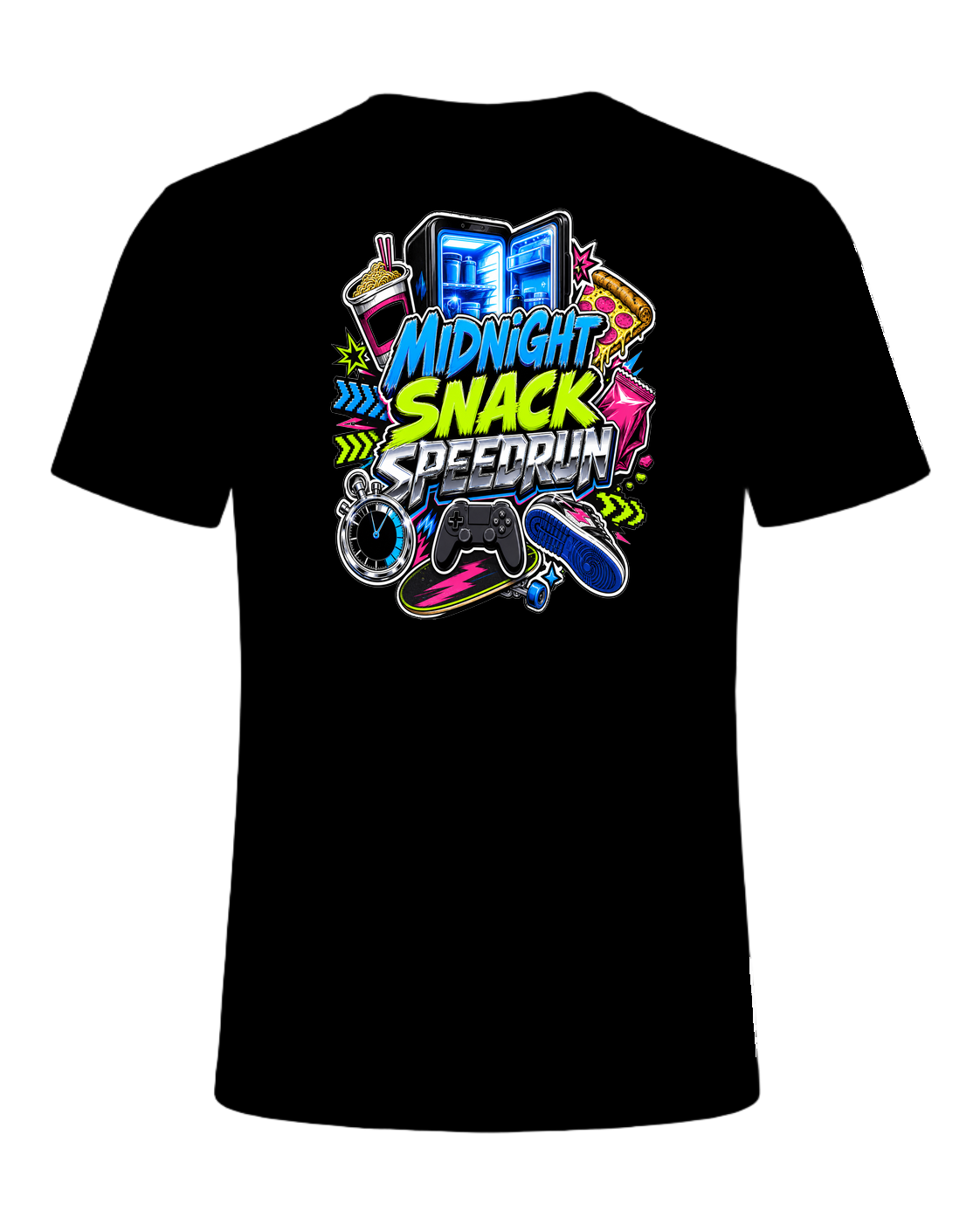 MIDNIGHT SNACK SPEEDRUN — Black