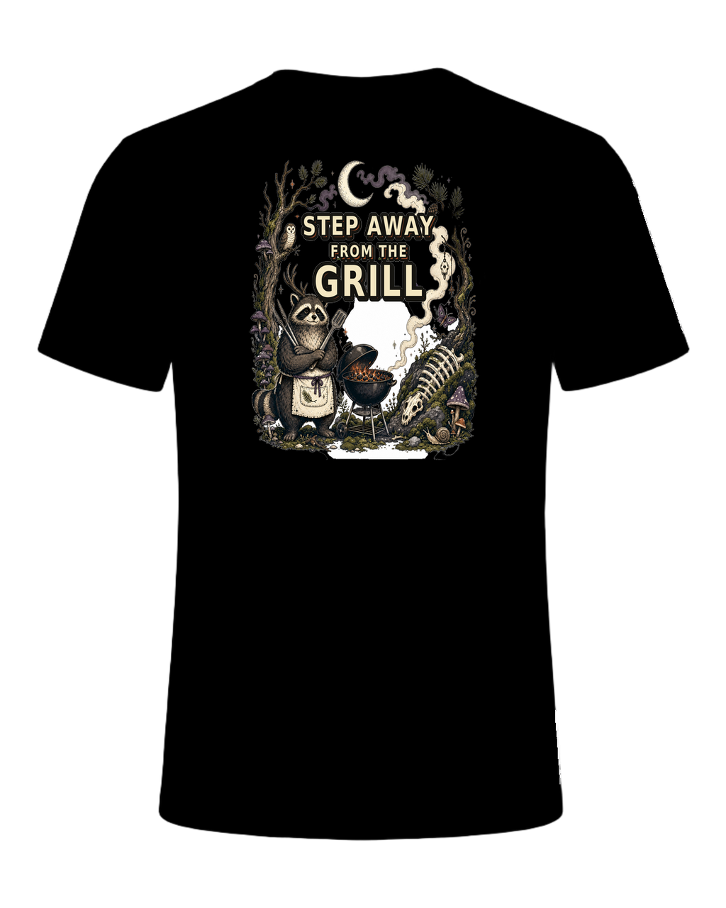 STEP AWAY FROM THE GRILL — Black