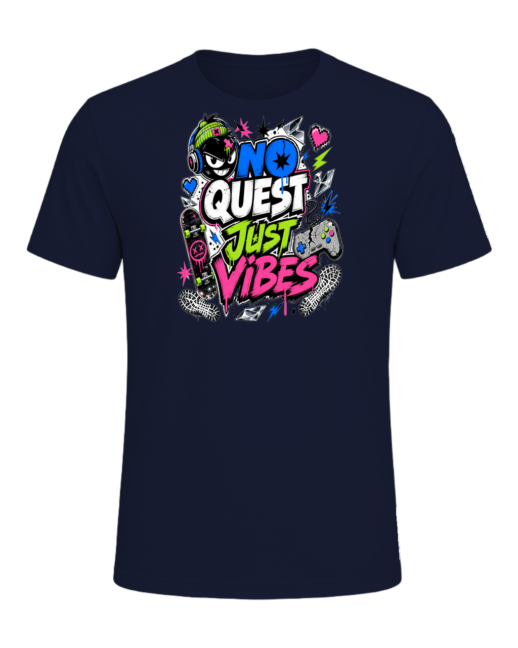 NO QUEST JUST VIBES — Navy