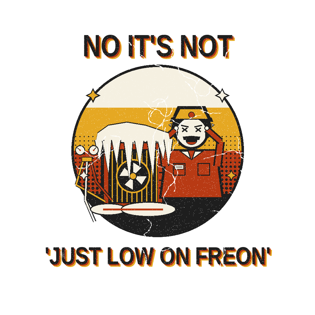 No it's not 'just low on freon'