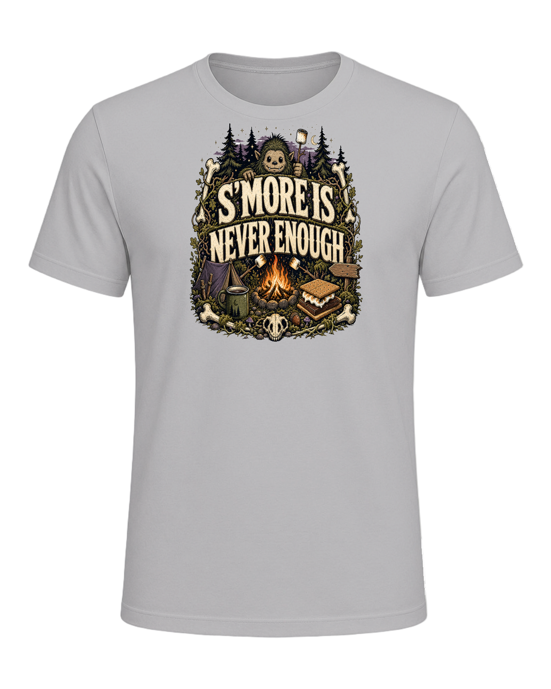 S'MORE IS NEVER ENOUGH — Athletic Heather