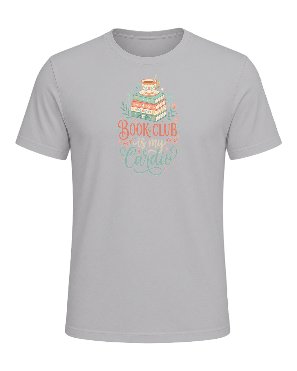 Book Club Is My Cardio — Athletic Heather