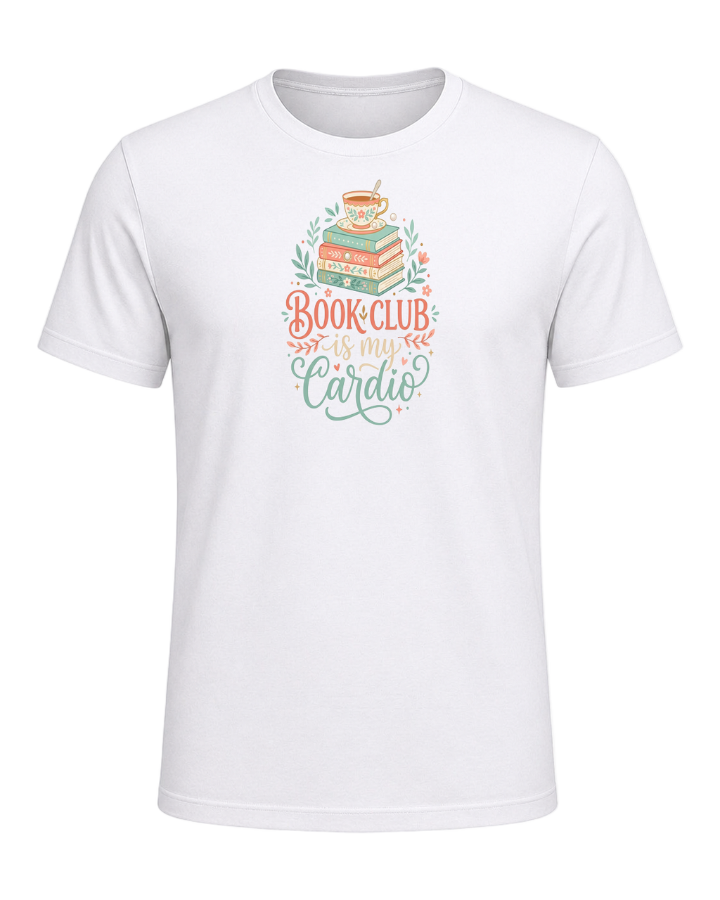 Book Club Is My Cardio — White
