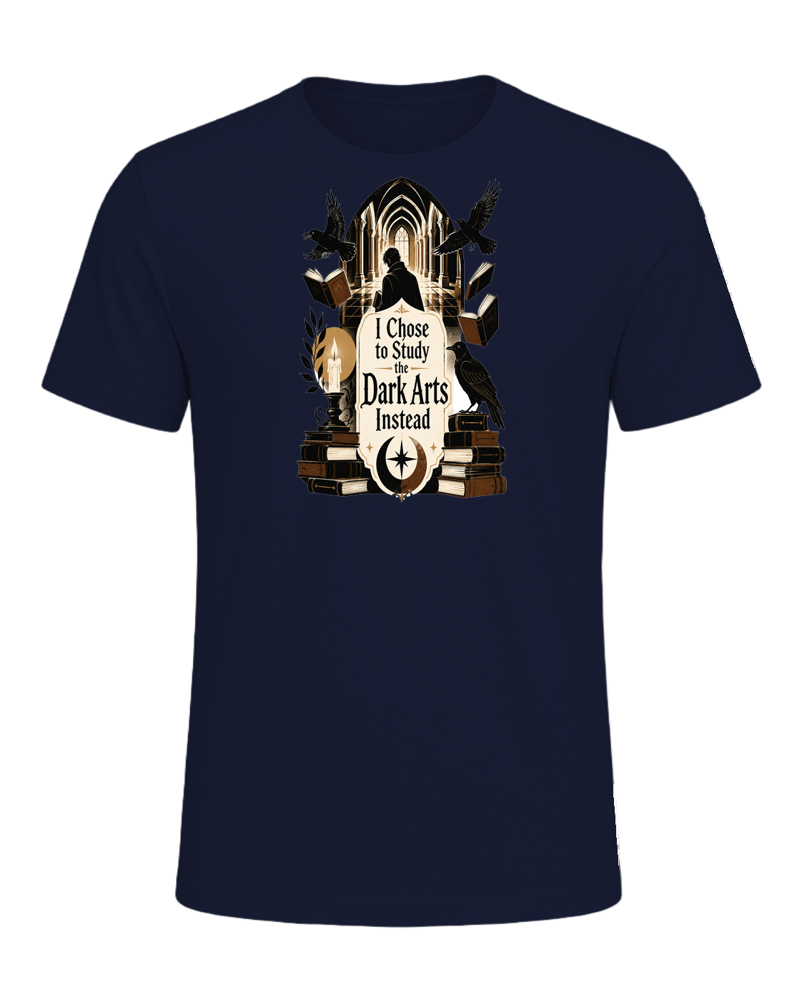 Dark Academia Scholar — Navy