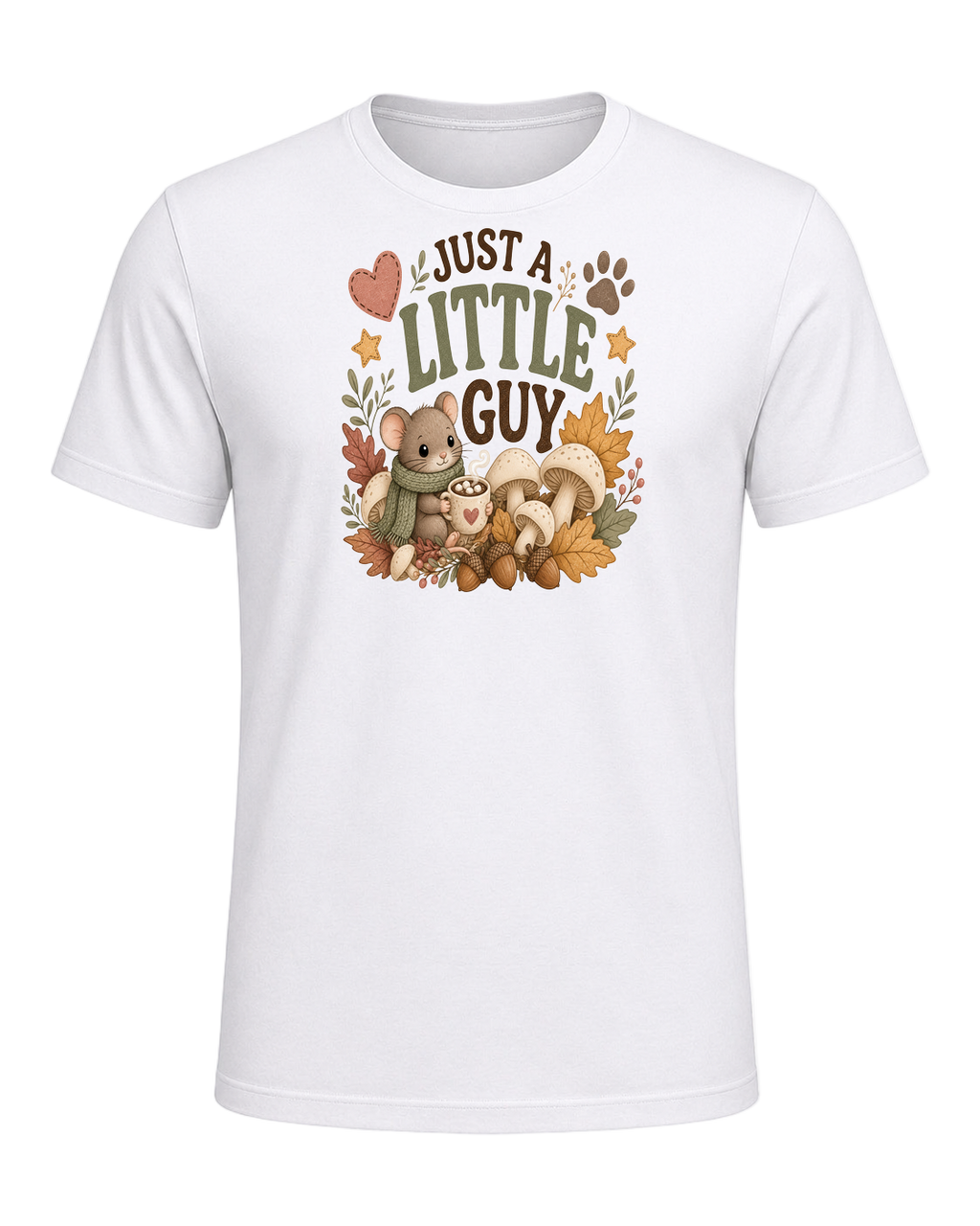 JUST A LITTLE GUY — White