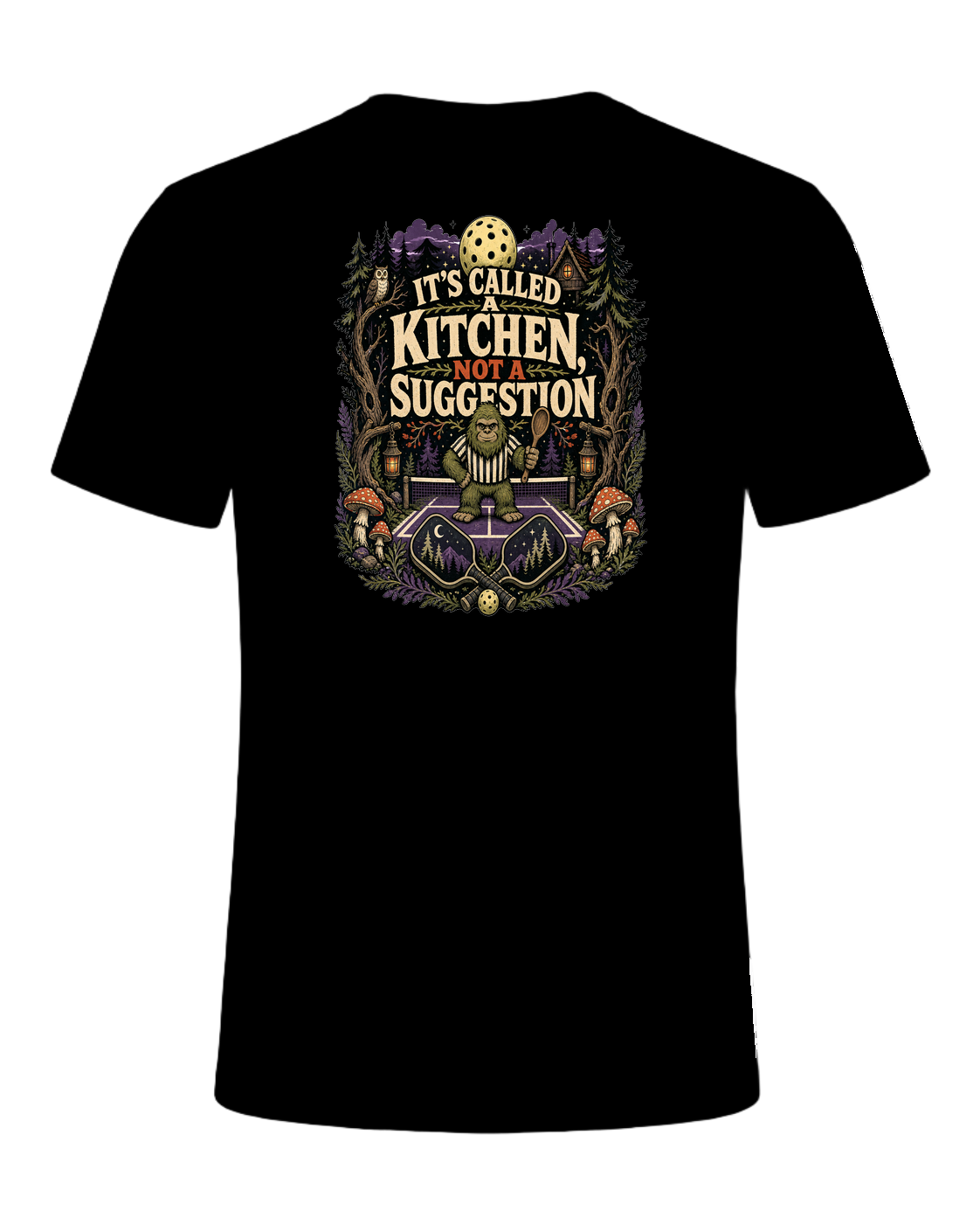 IT'S CALLED A KITCHEN, NOT A SUGGESTION — Black