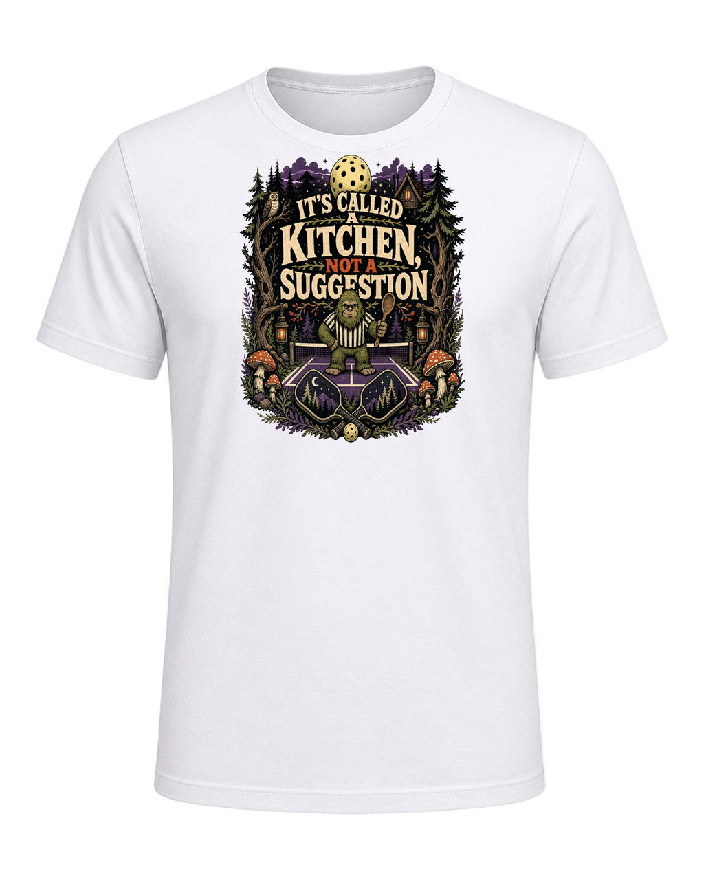 IT'S CALLED A KITCHEN, NOT A SUGGESTION — White
