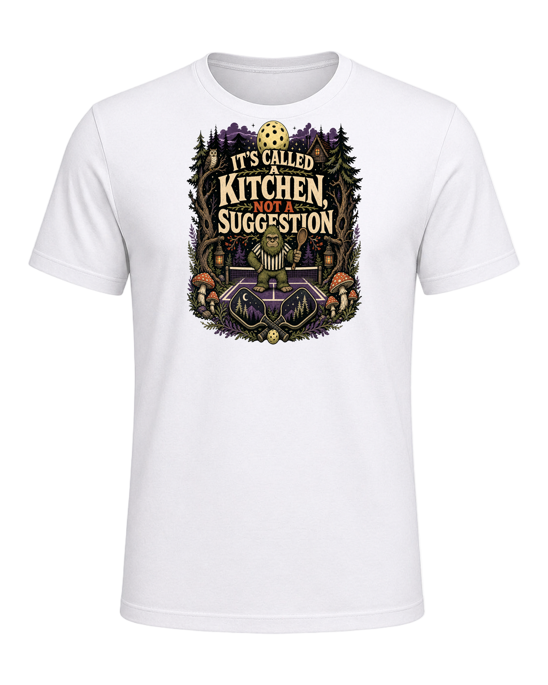 IT'S CALLED A KITCHEN, NOT A SUGGESTION — White