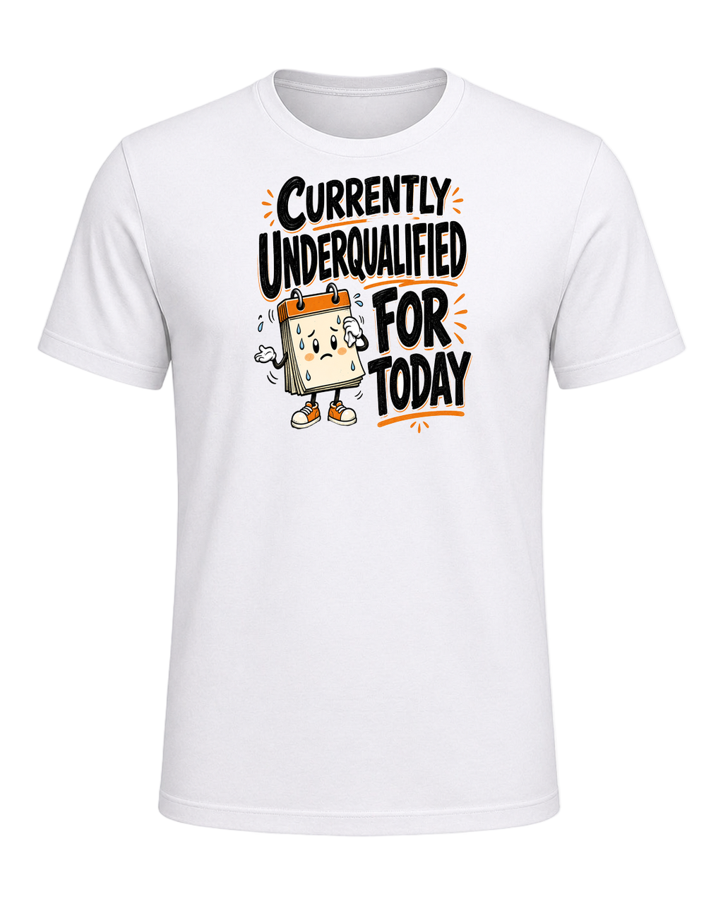 Currently Underqualified For Today — White