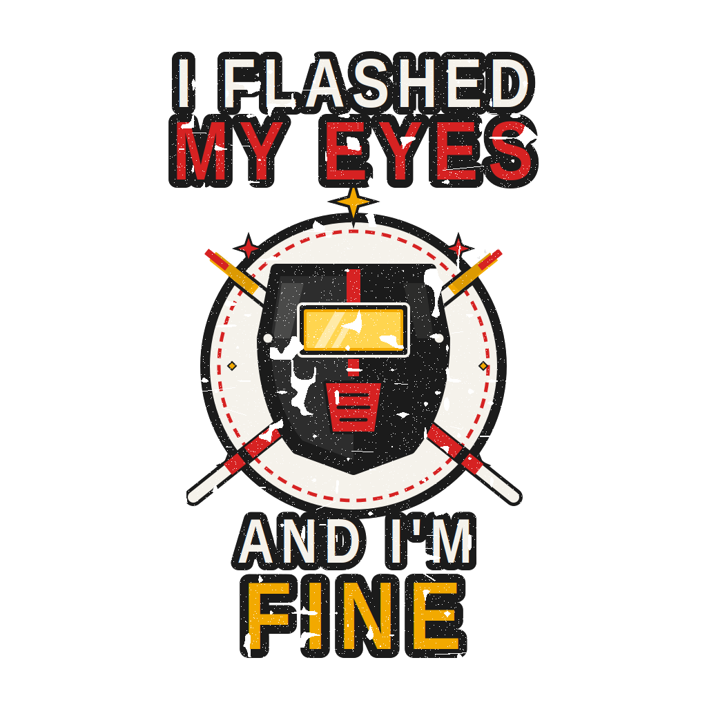 I flashed my eyes and I'm fine