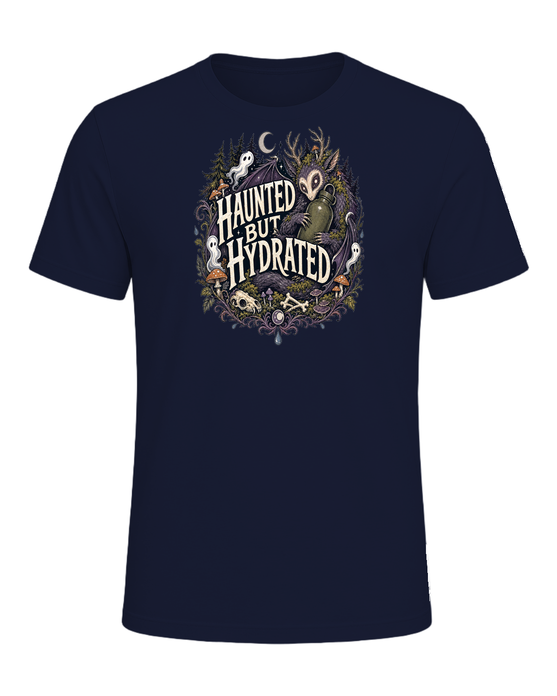 HAUNTED BUT HYDRATED — Navy