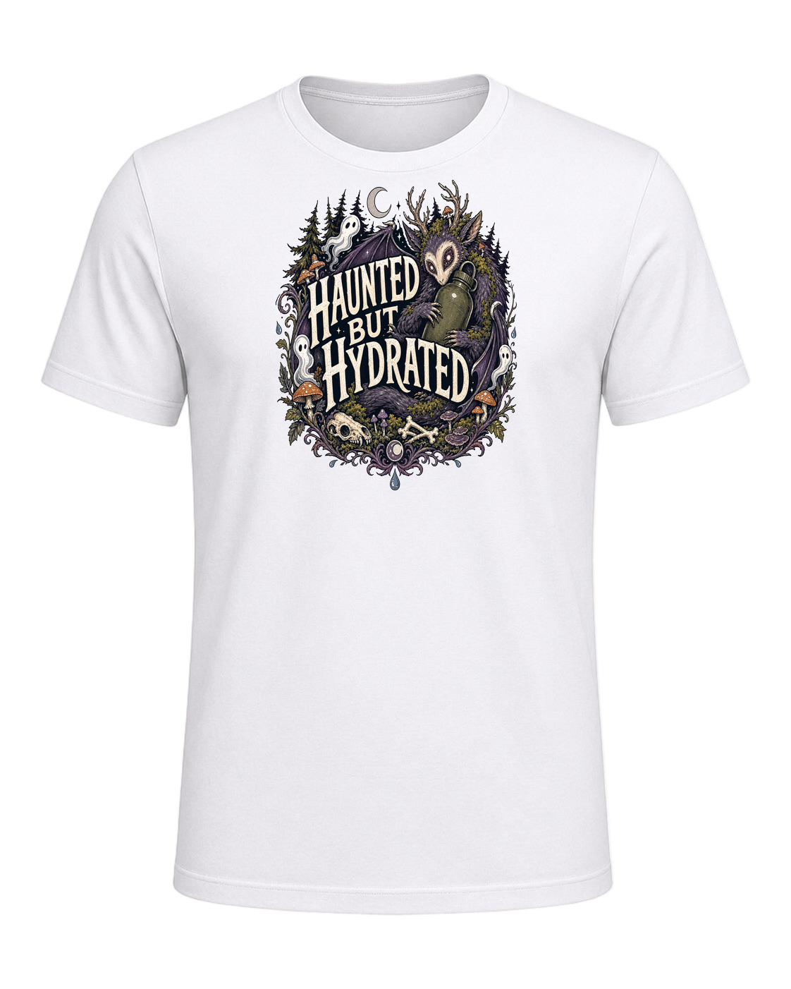 HAUNTED BUT HYDRATED — White