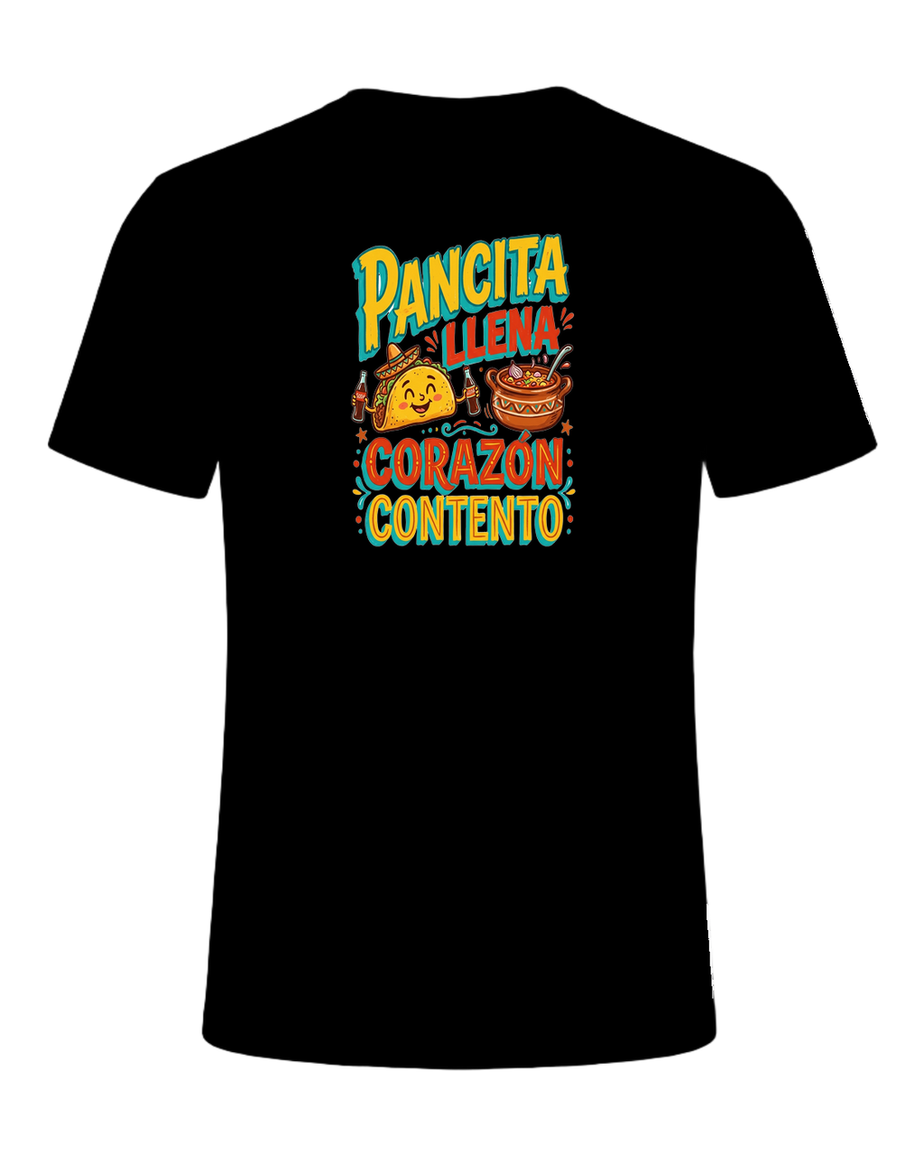 PANCITA LLENA CORAZÓN CONTENTO — Black