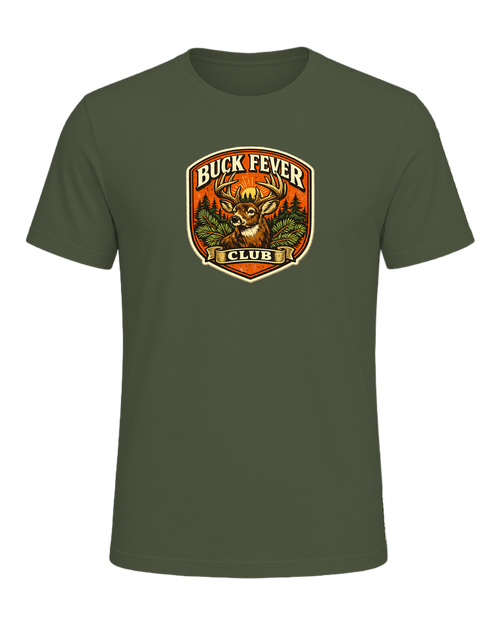 Buck Fever Club Tee — Military Green