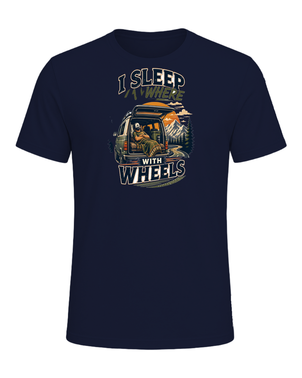 I SLEEP ANYWHERE WITH WHEELS — Navy