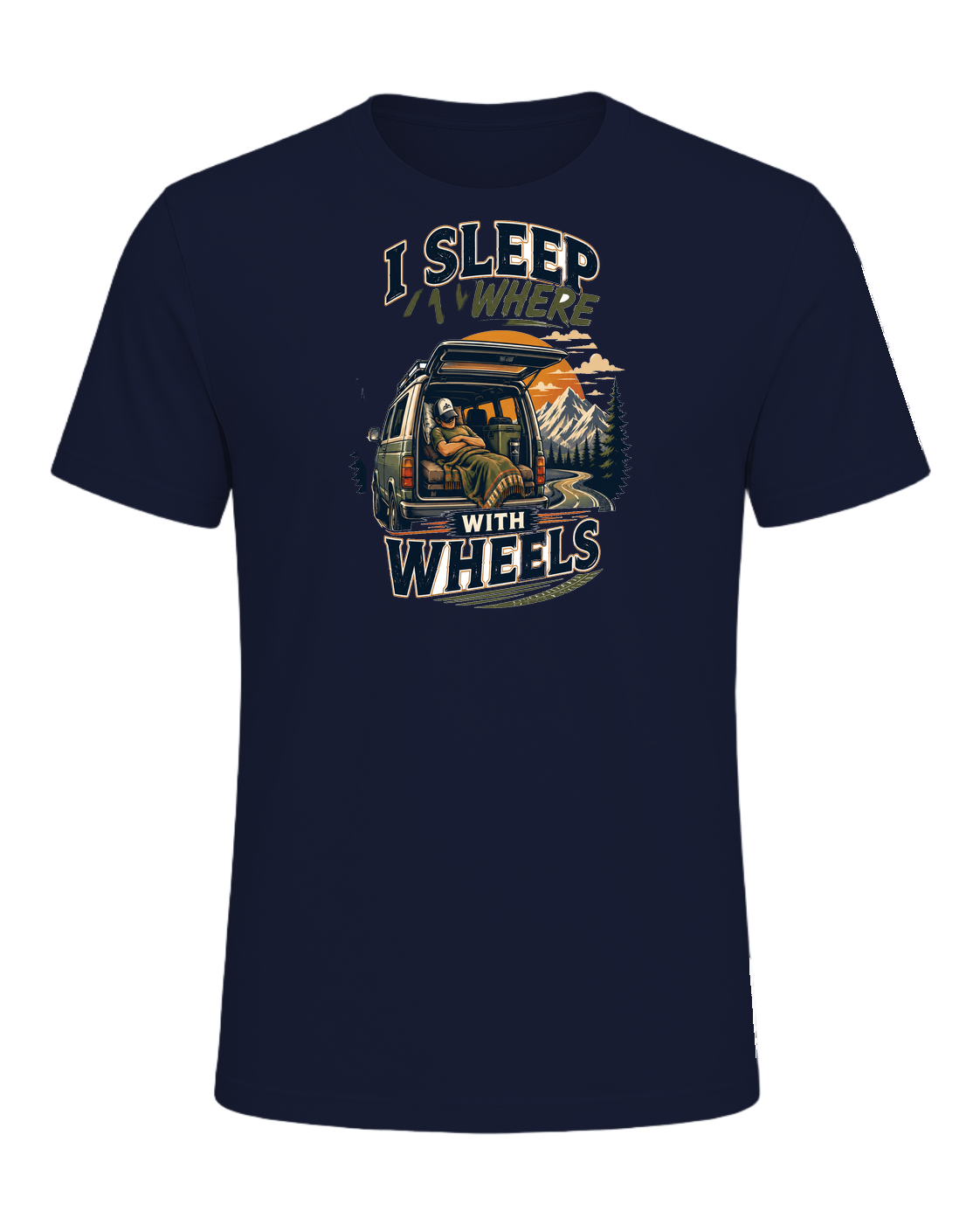 I SLEEP ANYWHERE WITH WHEELS — Navy