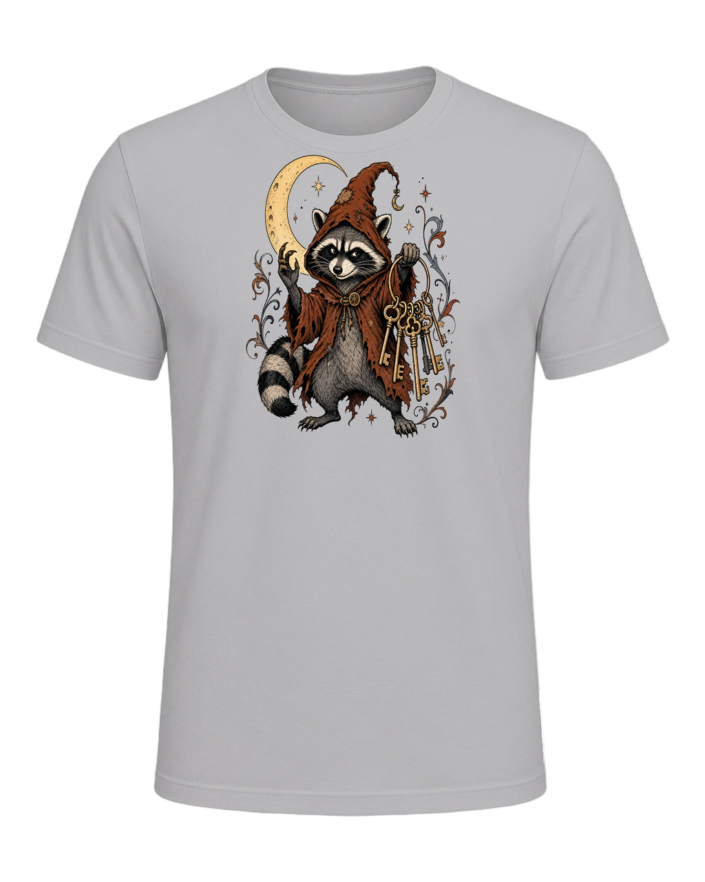 Raccoon Wizard Energy — Athletic Heather