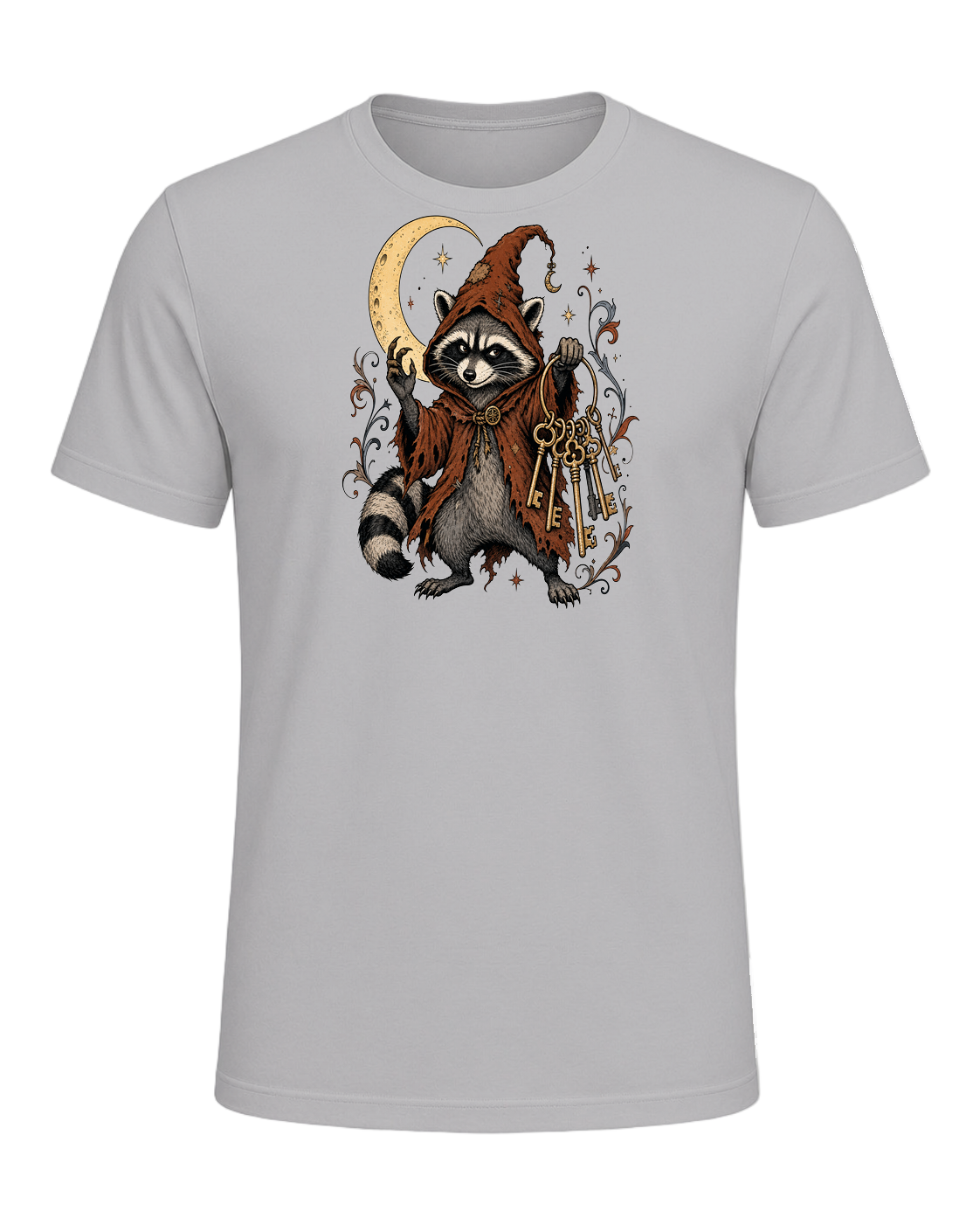 Raccoon Wizard Energy — Athletic Heather