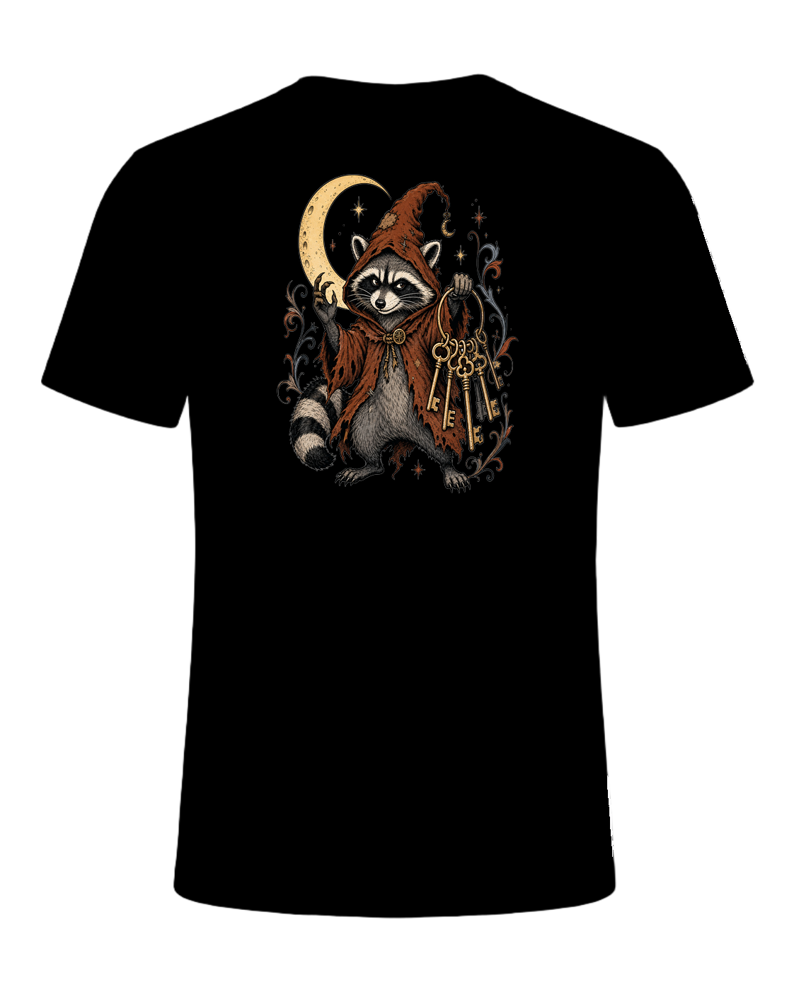 Raccoon Wizard Energy — Black