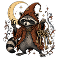 Raccoon Wizard Energy