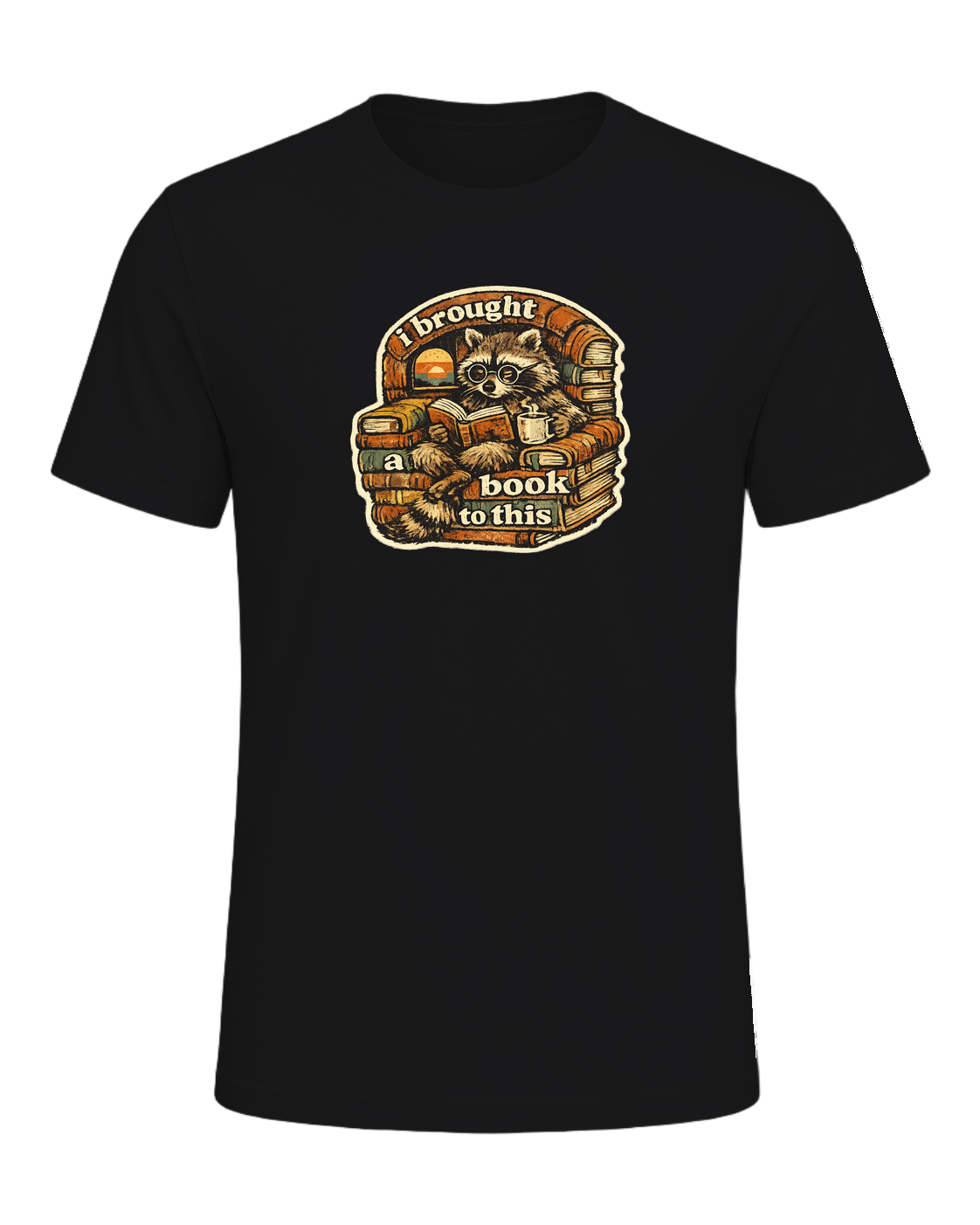 I Brought A Book To This Tee — Dark Grey Heather