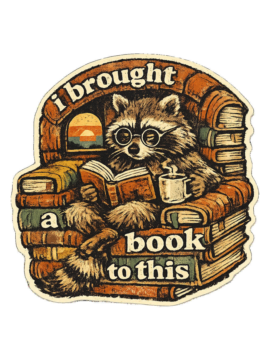 I Brought A Book To This Tee