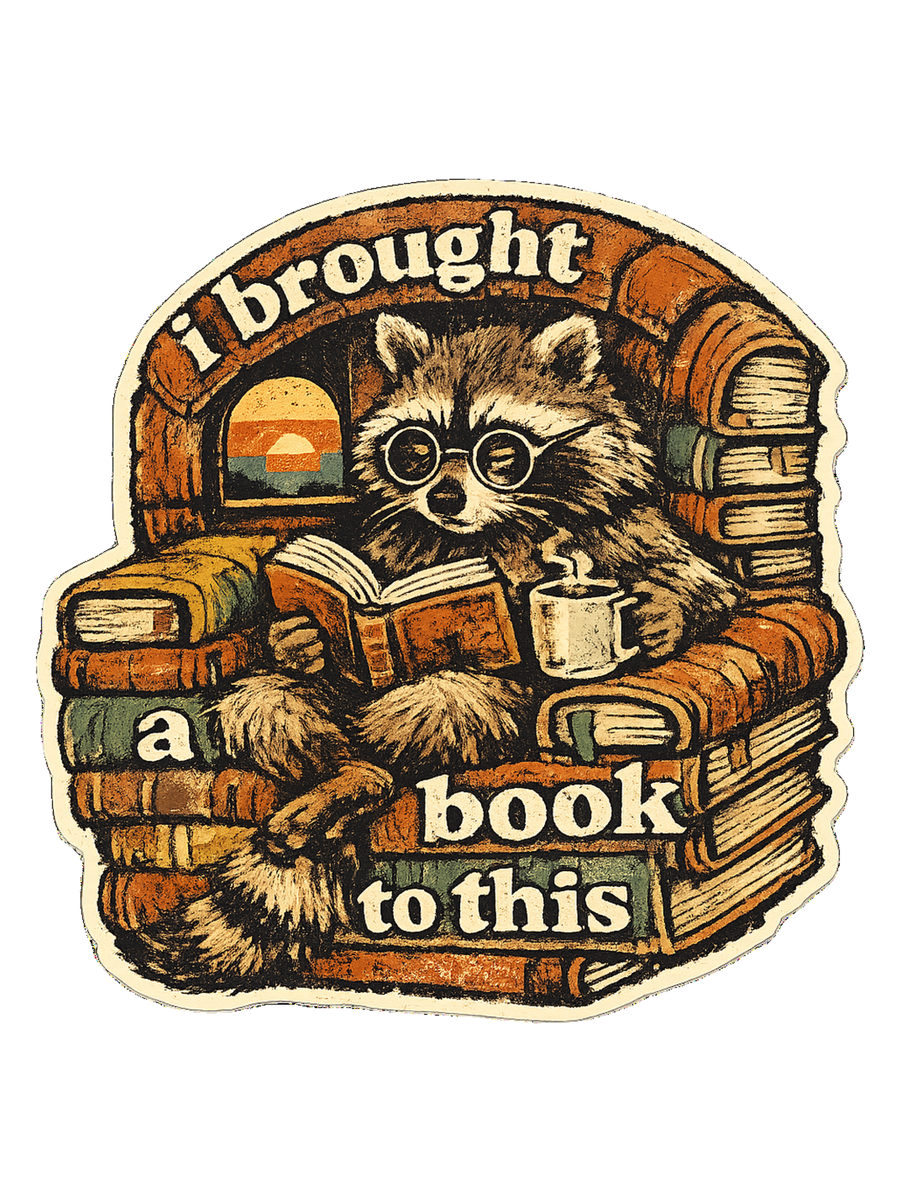 I Brought A Book To This Tee