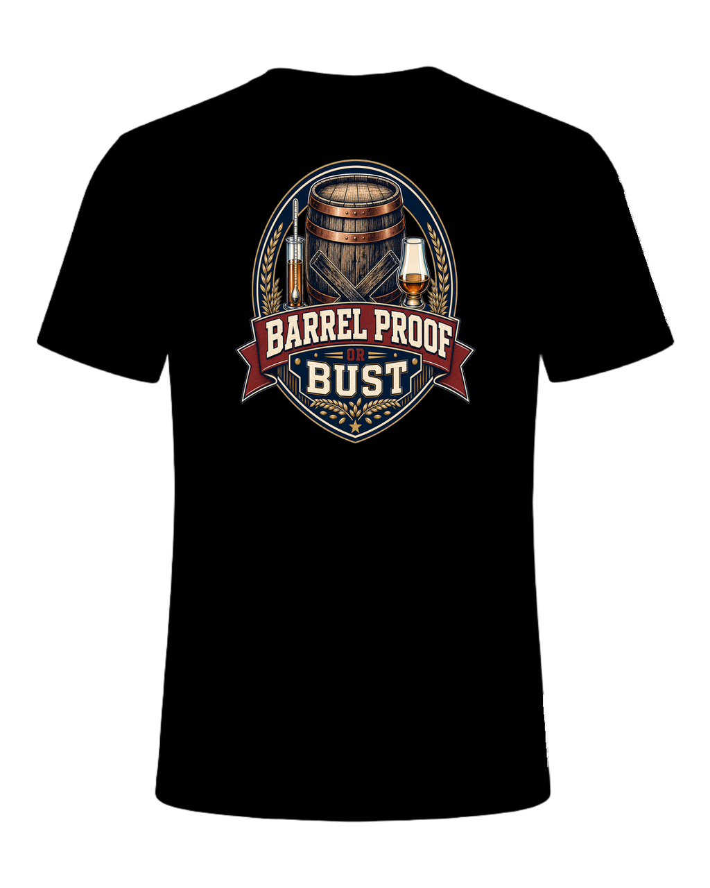 BARREL PROOF OR BUST — Black