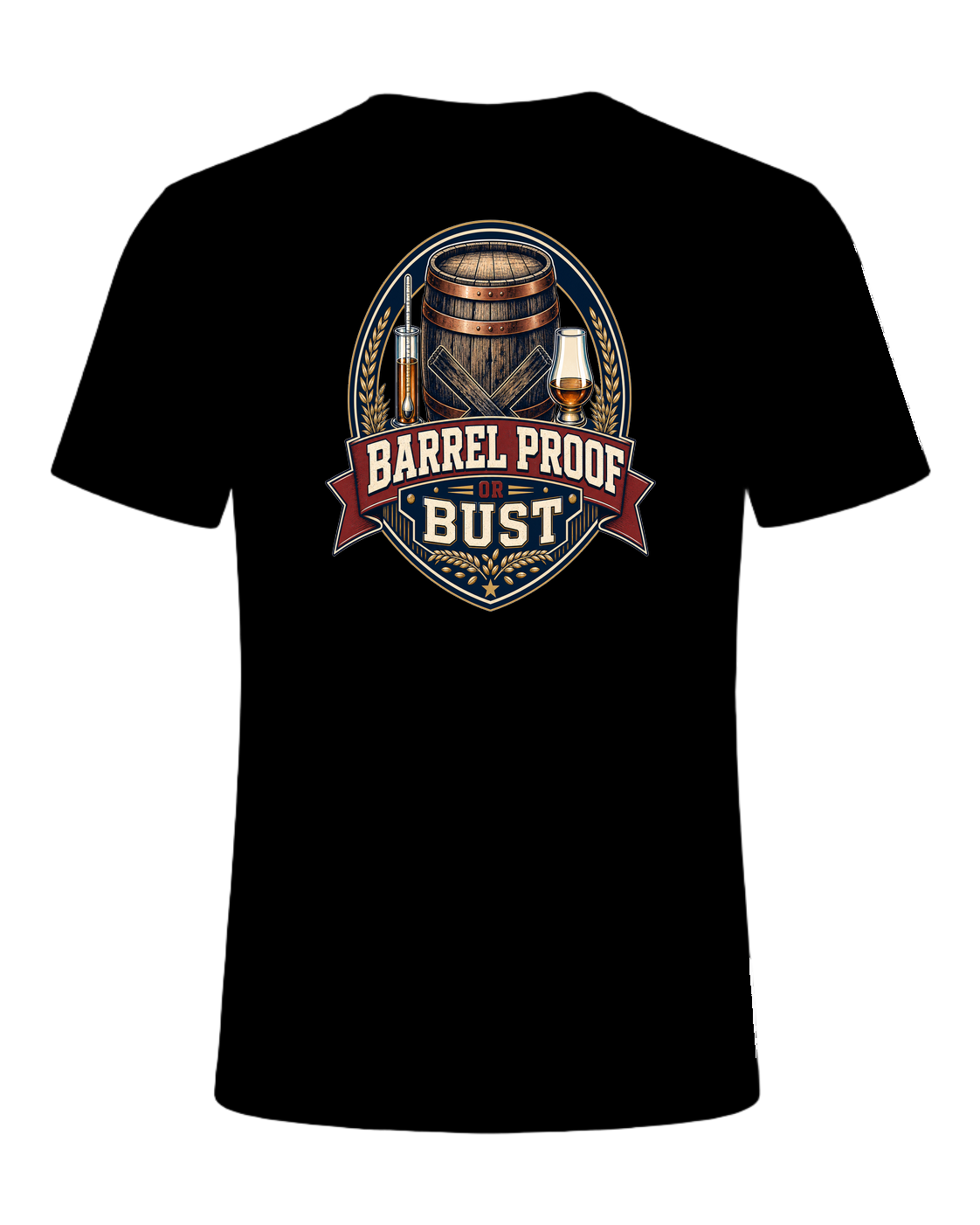BARREL PROOF OR BUST — Black
