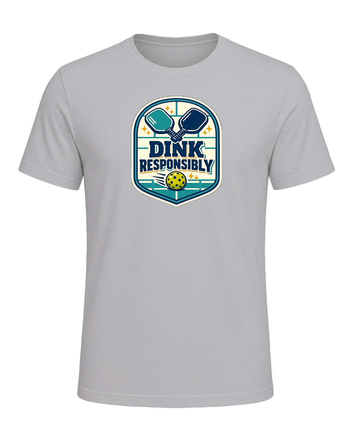 Dink Responsibly Tee — Athletic Heather