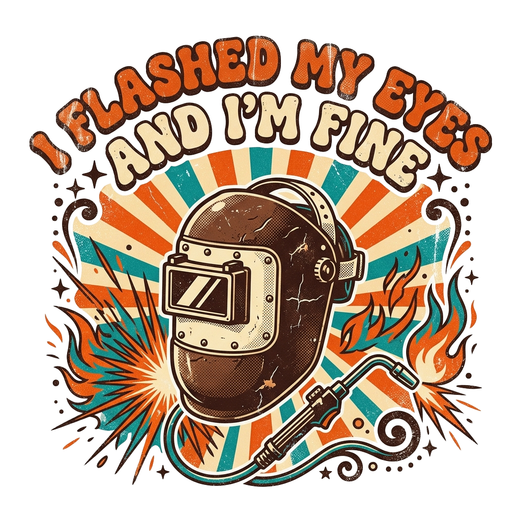 I flashed my eyes and I'm fine