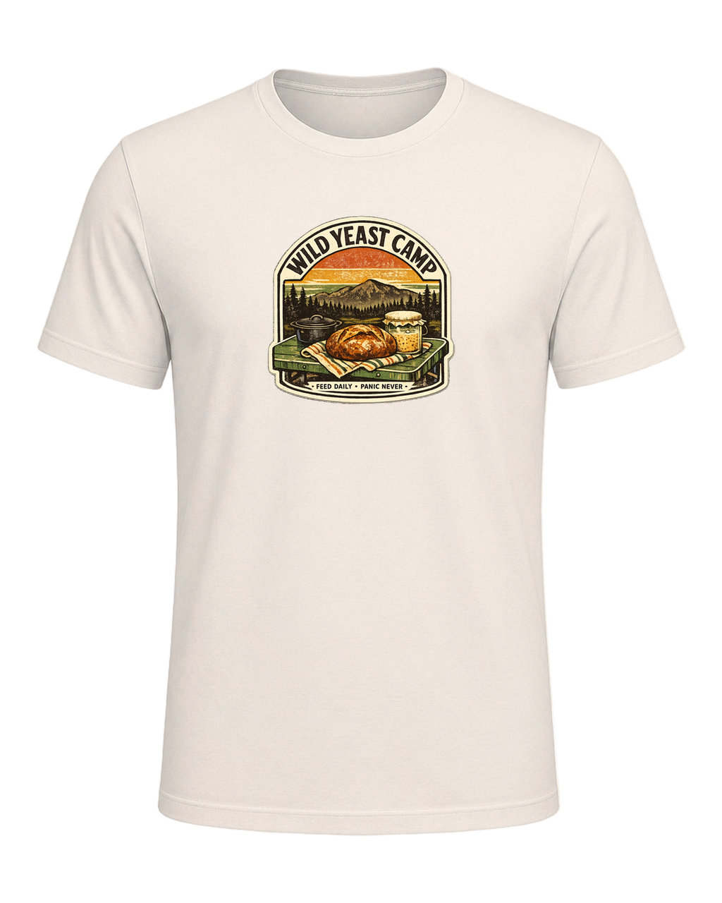 Wild Yeast Camp Tee — Natural