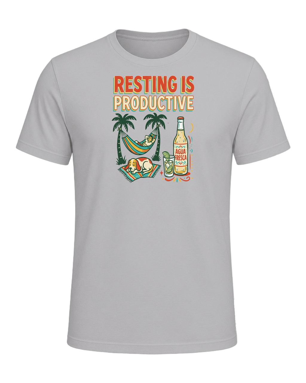RESTING IS PRODUCTIVE — Athletic Heather