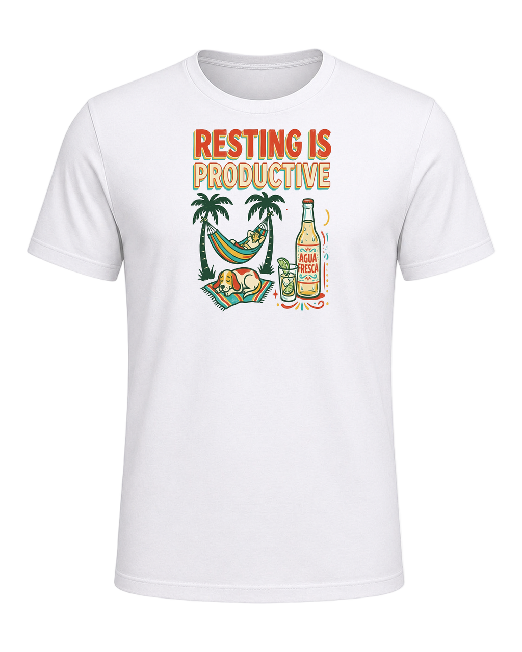 RESTING IS PRODUCTIVE — White