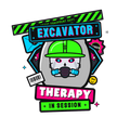 Excavator therapy in session